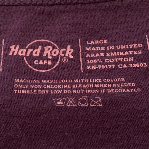 Hard Rock Cafe Short Revolution Rock Bahrain Sz L - Picture 10 of 10